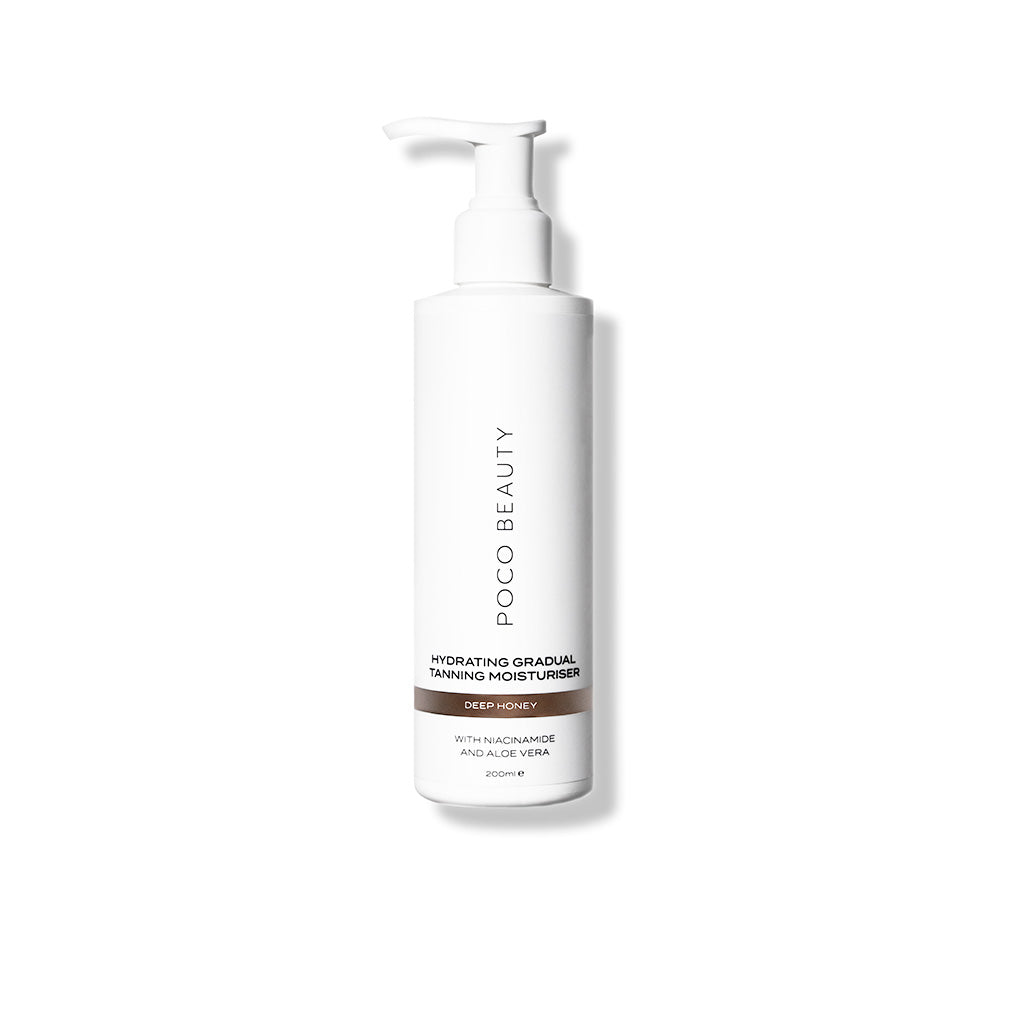 Hydrating Gradual Tanning Moisturiser - Deep Honey – Poco Beauty