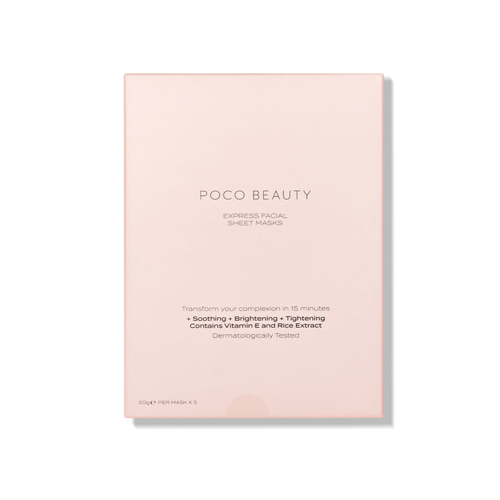 Express Facial Sheet Masks – Box of 3