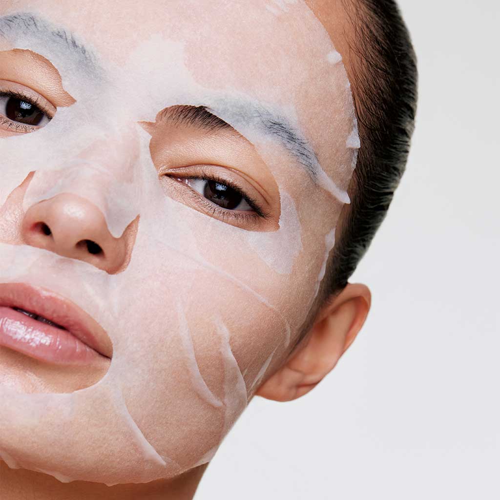 Paper mask skin care discount
